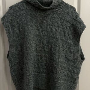 Old Navy Charcoal Cowl Neck Sweater